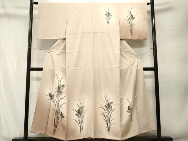 平和屋着物■訪問着　草花文　暈し染め　正絹　逸品　CABN1780ev