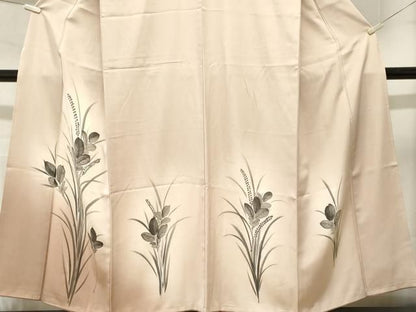 平和屋着物■訪問着　草花文　暈し染め　正絹　逸品　CABN1780ev