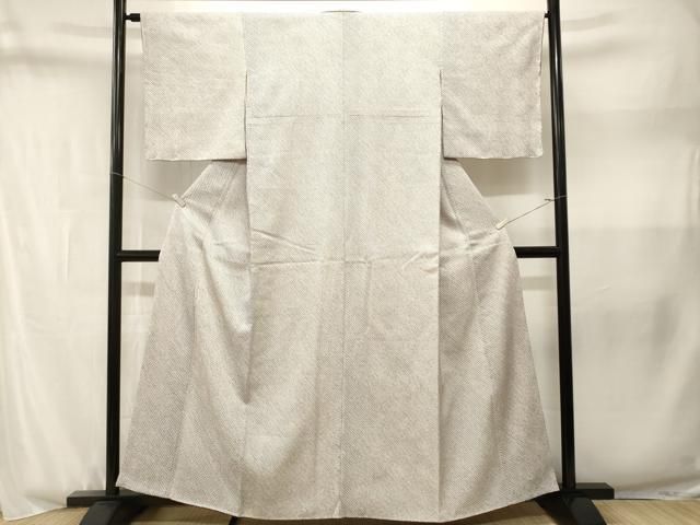 平和屋着物■大変加工の良い総絞り小紋　正絹　逸品　CABN1816ev