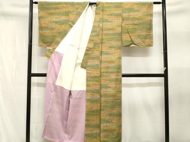 平和屋着物■上質な紬　霞文　正絹　逸品　CABN1820ev