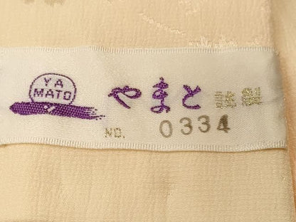 平和屋着物■長襦袢　無双仕立て　エ霞扇面花文　暈し染め　やまと誂製　洗える着物　CABN1856ev