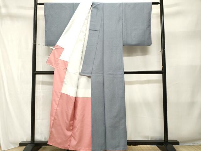 平和屋着物■小紋　舞花文　洗える着物　CABN1863ev