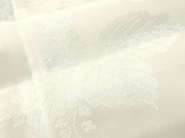 平和屋着物■長襦袢　無双仕立て　雲取り桐花地紋　白色　洗える着物　CABN1915ev