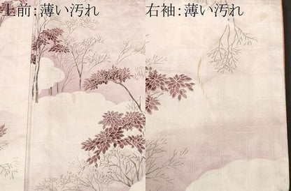 平和屋着物■小紋　雲取り枝菊文　暈し染め　洗える着物　CABN1942ev