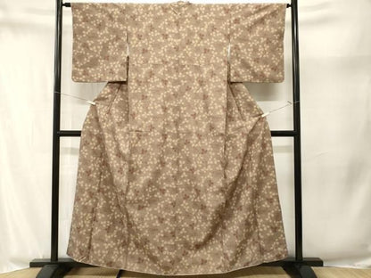 平和屋着物■小紋　枝葉文　洗える着物　CABN1945ev