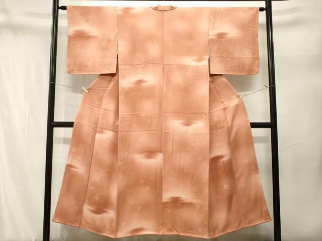 平和屋着物■上質な小紋　霞舞蝶文　暈し染め　正絹　逸品　CABN1947ev