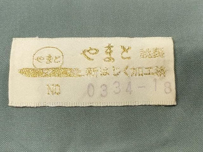 平和屋着物■訪問着　作家物　紬地　人物風景文　胴抜き仕立て　やまと誂製　正絹　逸品　CABN1968ev
