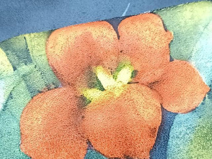 平和屋着物■訪問着　手描き　草花文　正絹　逸品　CABN2002xe