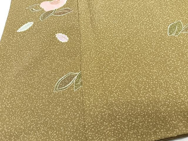 平和屋着物■上質な小紋　舞花文　金彩　正絹　逸品　CABN2026xe