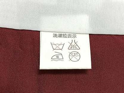 平和屋着物■上質な小紋　間道　色紙風景文　正絹　逸品　CABN2046xe