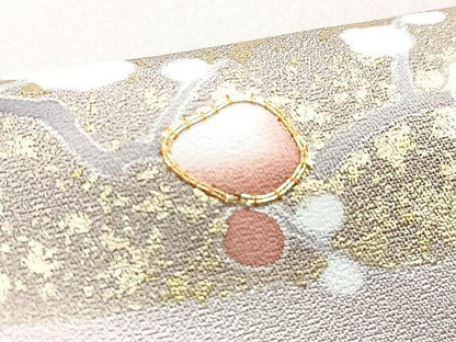 平和屋着物■豪華色留袖　駒刺繍　風景文　金彩　正絹　逸品　CABN2049xe