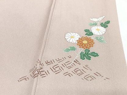 平和屋着物■豪華色留袖　草花文　金銀彩　正絹　逸品　CABN2051xe