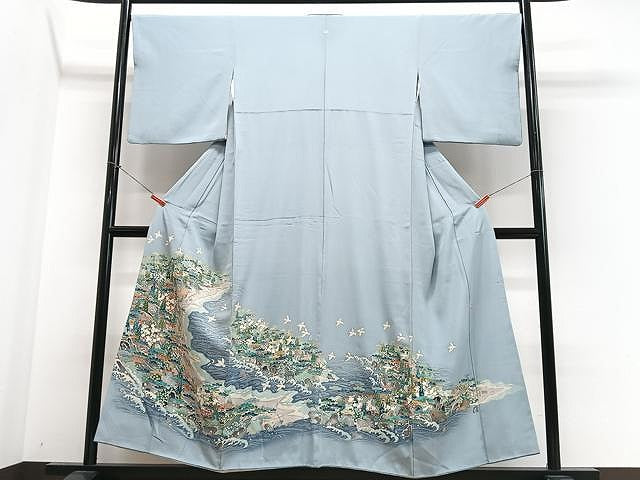 平和屋着物■豪華色留袖　作家物　風景文　暈し染め　正絹　逸品　CABN2053xe