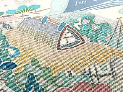 平和屋着物■豪華色留袖　作家物　風景文　暈し染め　正絹　逸品　CABN2053xe