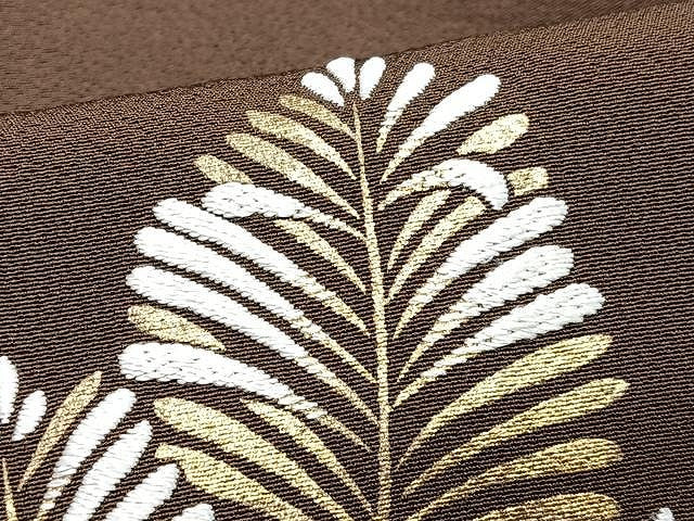 平和屋着物■豪華色留袖　駒刺繍　松葉文　金彩　正絹　逸品　CABN2055xe
