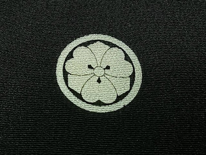 平和屋着物■豪華黒留袖　扇面花文　金彩　正絹　逸品　CABN2057xe
