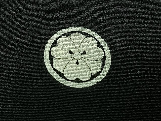 平和屋着物■豪華黒留袖　扇面花文　金彩　正絹　逸品　CABN2057xe