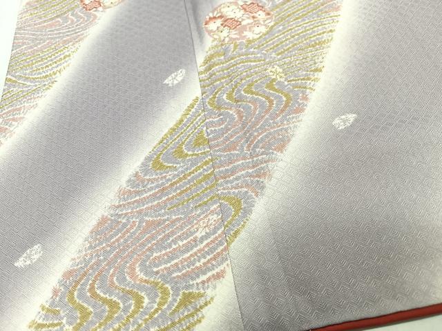 平和屋着物■小紋　流水花丸文　暈し染め　洗える着物　CABN2063xe