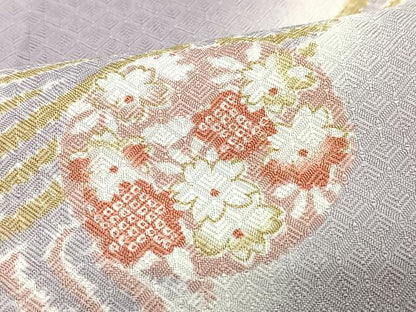 平和屋着物■小紋　流水花丸文　暈し染め　洗える着物　CABN2063xe