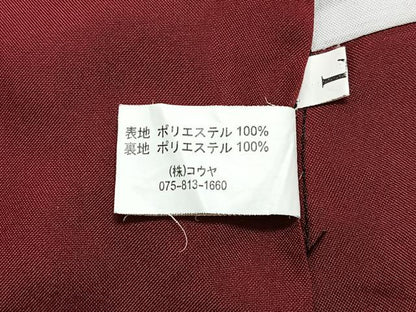 平和屋着物■小紋　舞桜文　黒地　洗える着物　CABN2064xe