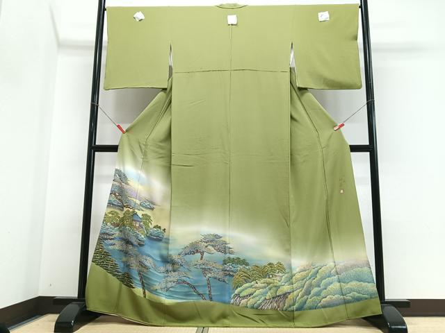 平和屋着物■豪華色留袖　作家物　名勝　松島　暈し染め　金彩　正絹　逸品　CABN2077xe