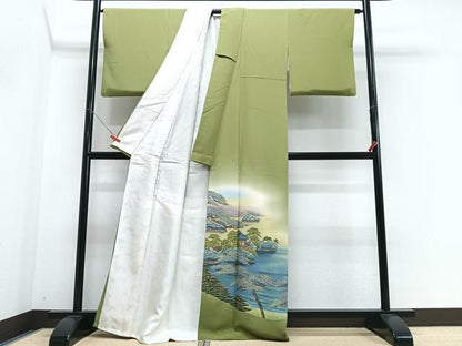平和屋着物■豪華色留袖　作家物　名勝　松島　暈し染め　金彩　正絹　逸品　CABN2077xe