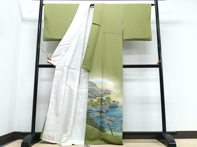 平和屋着物■豪華色留袖　作家物　名勝　松島　暈し染め　金彩　正絹　逸品　CABN2077xe