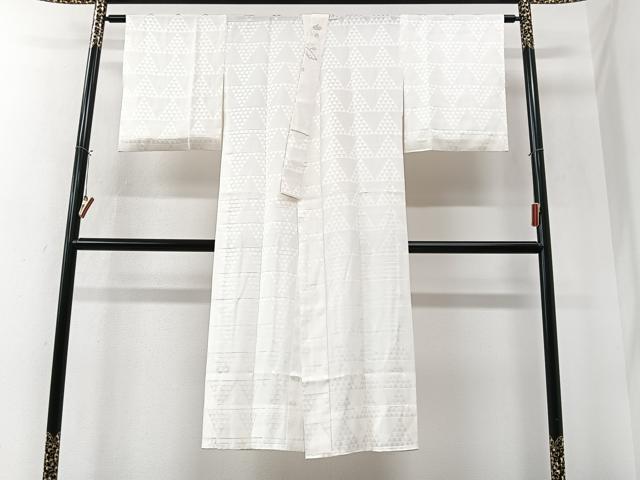 平和屋着物■長襦袢　無双仕立て　鱗地紋　半衿刺繍　洗える着物　CABN2095xe