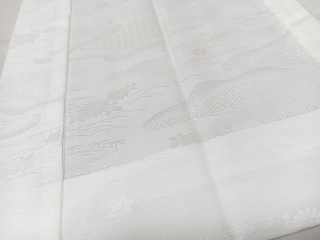 平和屋着物■長襦袢　無双仕立て　風景地紋　洗える着物　CABN2096xe