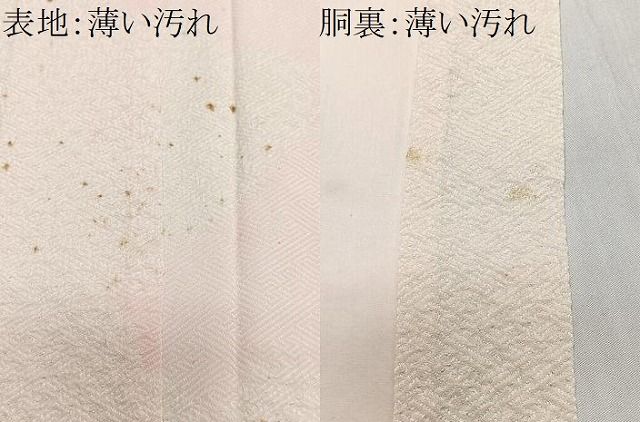 平和屋着物■振袖用長襦袢　袷　舞花地紋　暈し染め　正絹　逸品　CABN2132xe