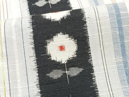 平和屋着物■上質な紬　花間道　正絹　逸品　CABN2144xe