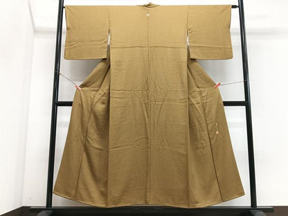 平和屋着物■本草木染作家　圓啓　江戸小紋　鮫小紋柄　正絹　逸品　CABN2150xe