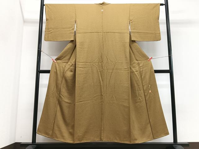 平和屋着物■本草木染作家　圓啓　江戸小紋　鮫小紋柄　正絹　逸品　CABN2150xe