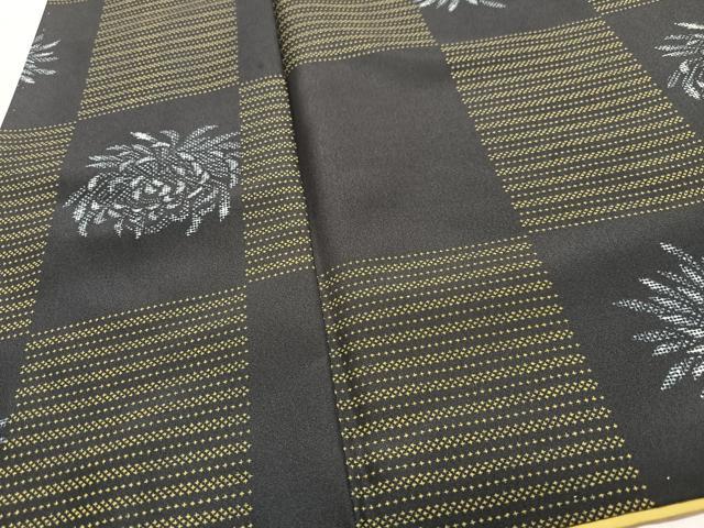 平和屋着物■本場染大島紬　舞花文　正絹　逸品　CABN2154xe
