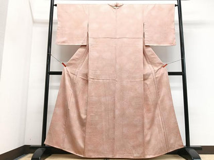 平和屋着物■上質な小紋　霞文　暈し染め　正絹　逸品　CABN2156xe
