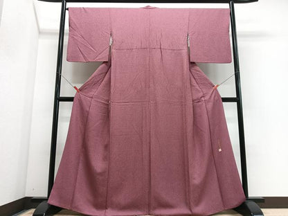 平和屋着物■本草木染作家　圓啓　江戸小紋　鮫小紋柄　正絹　逸品　CABN2161xe