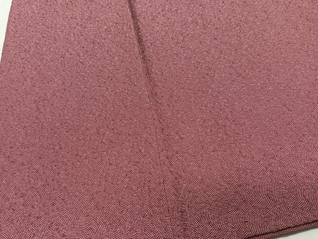 平和屋着物■本草木染作家　圓啓　江戸小紋　鮫小紋柄　正絹　逸品　CABN2161xe