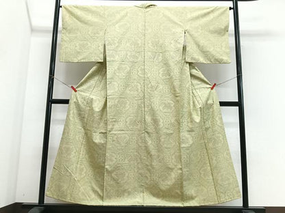 平和屋着物■上質な紬　有栖川文様　正絹　逸品　CABN2162xe