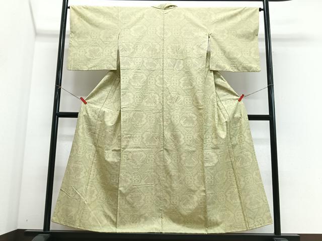 平和屋着物■上質な紬　有栖川文様　正絹　逸品　CABN2162xe