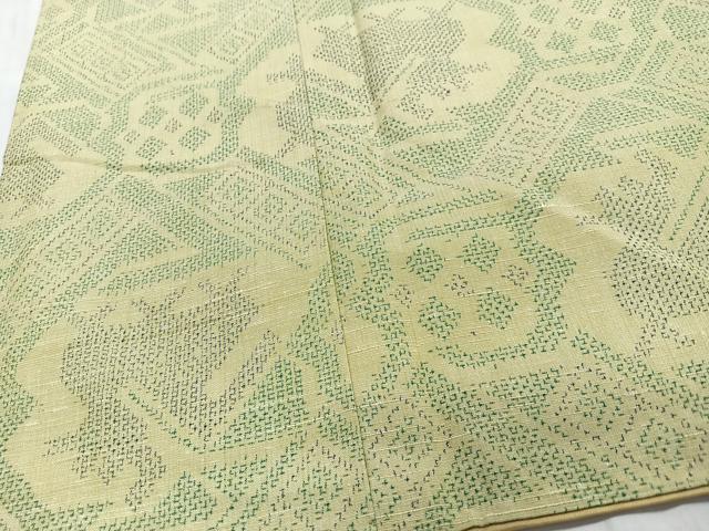 平和屋着物■上質な紬　有栖川文様　正絹　逸品　CABN2162xe