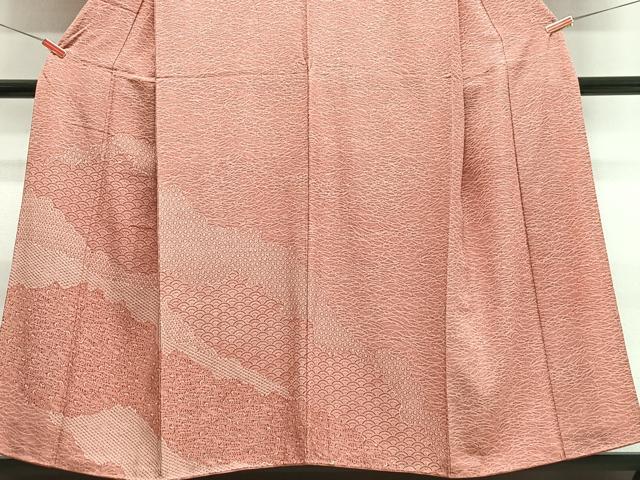 平和屋着物■訪問着　青海波文　正絹　逸品　CABN2164xe