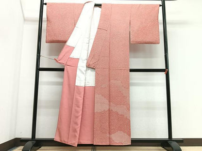 平和屋着物■訪問着　青海波文　正絹　逸品　CABN2164xe