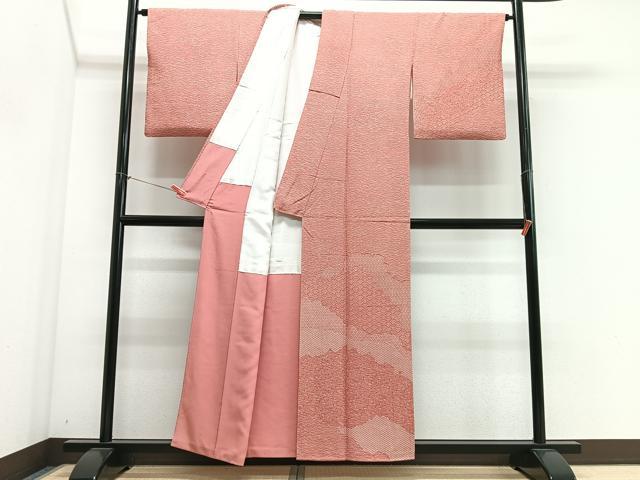 平和屋着物■訪問着　青海波文　正絹　逸品　CABN2164xe