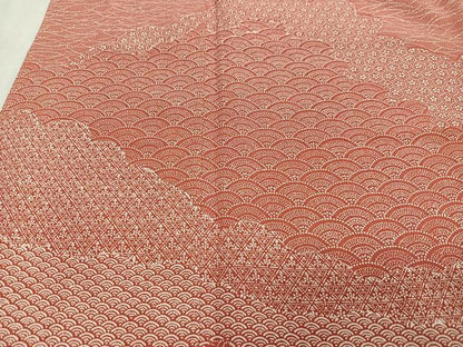 平和屋着物■訪問着　青海波文　正絹　逸品　CABN2164xe