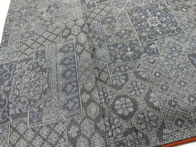 平和屋着物■本場大島紬　7マルキ　幾何学文様　正絹　逸品　CABN2170xe