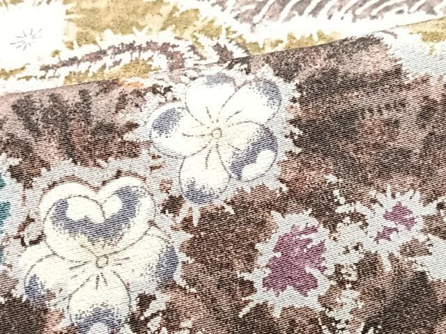 平和屋着物■上質な小紋　辻が花　金彩　正絹　逸品　CABN2173xe