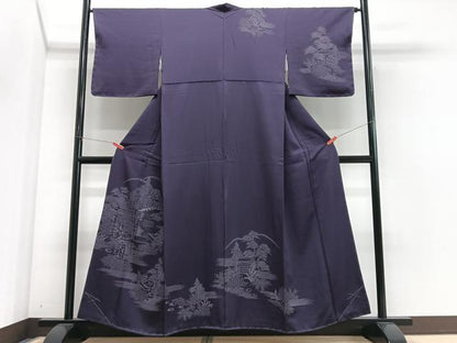 平和屋着物■訪問着　風景文　正絹　逸品　未使用　CABN2176xe