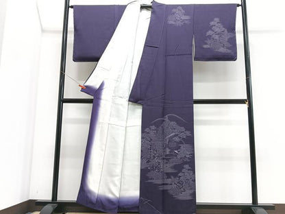 平和屋着物■訪問着　風景文　正絹　逸品　未使用　CABN2176xe
