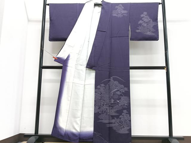 平和屋着物■訪問着　風景文　正絹　逸品　未使用　CABN2176xe