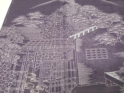 平和屋着物■訪問着　風景文　正絹　逸品　未使用　CABN2176xe